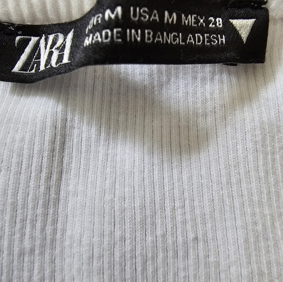 Zara cropped tee M - Picture 2 of 2
